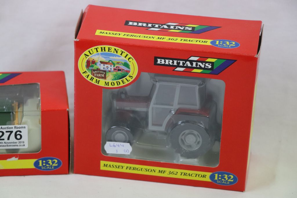 Two boxed Britains Authentic Farm Models to include 9502 Massey Ferguson MF362 Tractor and 9565 - Image 4 of 4