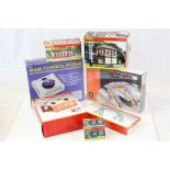 Seven boxed OO gauge model railway trackside accessories to include Bachmann 36560 Train Control