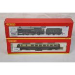 Two boxed Hornby OO gauge locomotives to include R2460 GWR 4-6-0 King Class locomotive 'King James