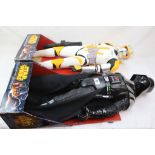 Three boxed Jakks Pacific Star Wars 31" figures to include Commander Cody, Clone Shock Trooper,