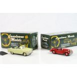 Two boxed 1:43 Lansdowne Models by Brooklin Models white metal models to include LDM 23 1962 Ford