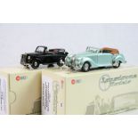 Two boxed 1:43 Lansdowne Models metal models to include LDM49 1951 Triumph Mayflower in black (one