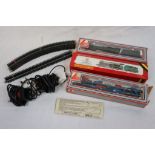 Group of OO gauge model railway to include boxed Lima King George V GWR locomotive and tender, boxed