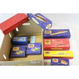 Nine boxed Hornby Dublo accessories to include TPO Mail Van Set, 5020 Goods Depot moulded kit,