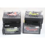 Four boxed 1:43 diecast models to include 2 x Minichamps Saab featuring S1020 93 Convertible &