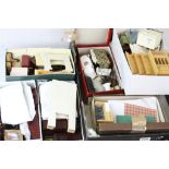 Collection of contemporary dolls house furniture and accessories, mainly wooden examples