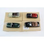 Four Somerville 1:43 metal models, in custom brown boxes, to include Hillman Minx phase 5
