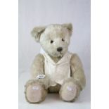 White Harrods Teddy Bear marked to the foot, gd condition