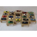 22 metal models, all 1:43 in custom brown boxes, to include MDS Racing x 3, Cisitalia 202 SMM