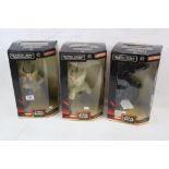 Star Wars - Three boxed Applause Episode I Mega Collectable figures to include Obi Wan Kenobi,