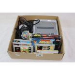 Retro Gaming - Super Nintendo Entertainment System SNES console, controller, cables & power lead,