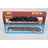Two boxed OO gauge locomotives to include 54120 Royal Scots Fusilier LMS Livery and Airfix GMR 0-6-0