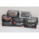 Eight boxed / cased Schuco 1:43 metal models, to include Porsche Boxster S, Hanomag Kommisbrot,