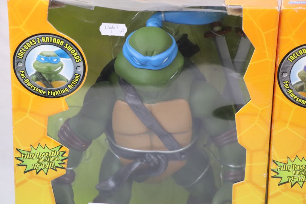 Four boxed Playmates Teenage Mutant Ninja Turtles giant figures to include Raphael, Donatello, - Image 2 of 5