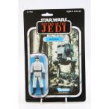 Star Wars - Carded Kenner Return of the Jedi AT ST figure, 79 back, vg card and bubble