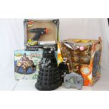 Small collection of electronic games, to include Double Super Joy, 12inch Dalek with remote control,