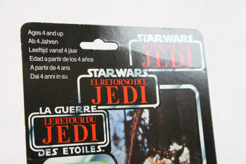 Star Wars - Carded Palitoy (Hong Kong) Return of the Jedi tri-logo Chief Chirpa figure, 70 back, a - Image 2 of 9