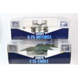 Two boxed 1:48 Franklin Mint Armour Collection diecast models to include 98178 USAAF WWII
