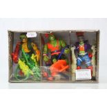 Three original Playmates Toxic Crusaders figures, vg with accessories