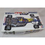 Boxed and complete 1:12 Tamiya No.12029 Williams FW14B Renault F1 model kit, vg