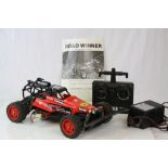 A Sammo Corporation Road Winner 4WD early 1980's off road electric remote control car together