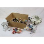 Collection of Star Wars Galactic Heroes by Hasbro to include figures and accessories featuring