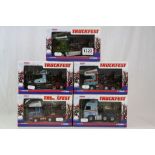 Five boxed ltd edn 1:50 Corgi Truckfest diecast cabs to include CC13223 E A Gill & Son, CC12817 C