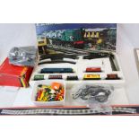 Group of OO gauge model railway to include boxed Hornby R826 Electric Train Set with locomotive