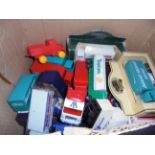 Collection of Corgi diecast haulage models featuring Eddie Stobart, Tankers etc plus a group of play