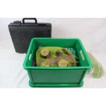 Collection of Warhammer to include Warhammer carry case with foam, scenery, tanks, figures etc (2)