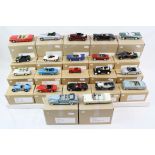 22 metal models, 1:43, in custom brown boxes, to include Collectors Classic Packard Caribbean