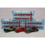 Three boxed 1:43 Mini Marquee 43 metal models to include US84A Packard Darrin J180 Victoria Open (