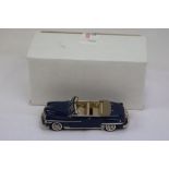 Boxed 1:43 Motor City USA MC59 1949 Desoto Top Down metal model in blue, vg