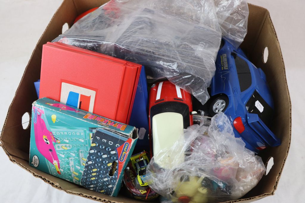 Quantity of remote control cars with remotes, battleship games, Burger King toys etc - Image 2 of 3