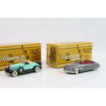 Two boxed 1:43 The Brooklin Collection metal models to include BRK 94 1949 Lincoln Cosmopolitan