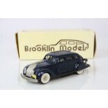 Boxed 1:43 Brooklin Models BRK7 1934 Chrysler Airflow 4 Door Sedan in dark blue