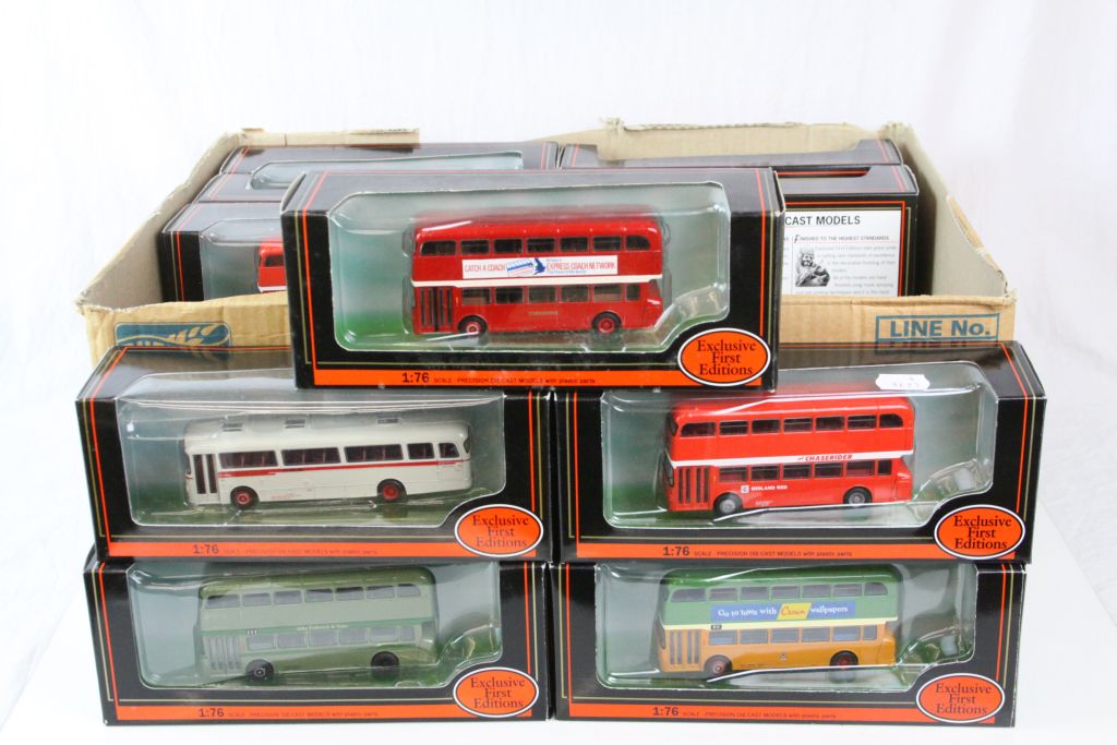 20 boxed 1:76 Exclusive First Editions EFE diecast bus models to ...