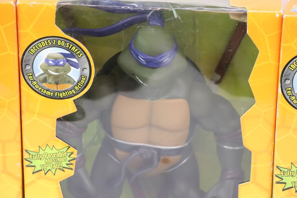 Four boxed Playmates Teenage Mutant Ninja Turtles giant figures to include Raphael, Donatello, - Image 3 of 5