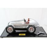 Cased 1:8 scale Schuco Studio model in silver from 2012, ltd end of only 100 pieces, with certifica