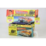 Boxed Corgi 497 The Man From Uncle Thrush Buster diecast model, repro inner display stand, no