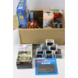 35 N gauge model railway accessories, all unopened, to include cased Oxford diecast models, Bachmann