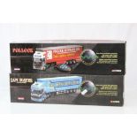 Two boxed 1:50 ltd edn diecast haulage models to include CC12931 Scania Topline Curtainside