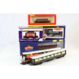 Four boxed OO gauge items of rolling stock to include Bachmann x 2, Hornby x 1 and Dapol x 1 plus
