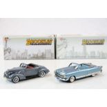 Two boxed 1:43 The Brooklin Collection metal models to include BRK178 1937 Oldsmobile L-37