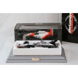 Two boxed 1:18 Paul's Model Art McLaren Collection diecast models to include M10601 MP 4/8 Senna and