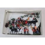 Metal Soldiers - Approximately 150 Britains New Metal Models featuring various Guards