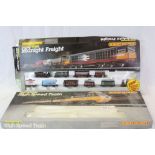 Two boxed Hornby OO gauge part train sets to include R673 High Speed Train and R674 Midnight