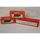 Three boxed Hornby OO gauge locomotives to include R2098A GWR 2-6-2T 61XX Class Locomotive 6147,