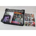 Quantity of Xena Warrior Princess collectables to include trading cards featuring a full set of