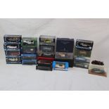 Approx 20 metal models, mostly boxed or cased 1:43, various manufacturers to include Solido,